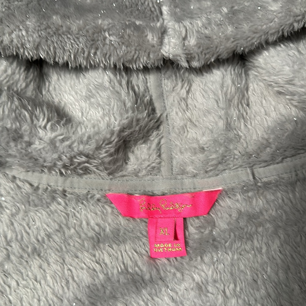 Lilly Pulitzer Suri Sherpa Hoodie Size XL‎ - Picture 9 of 15